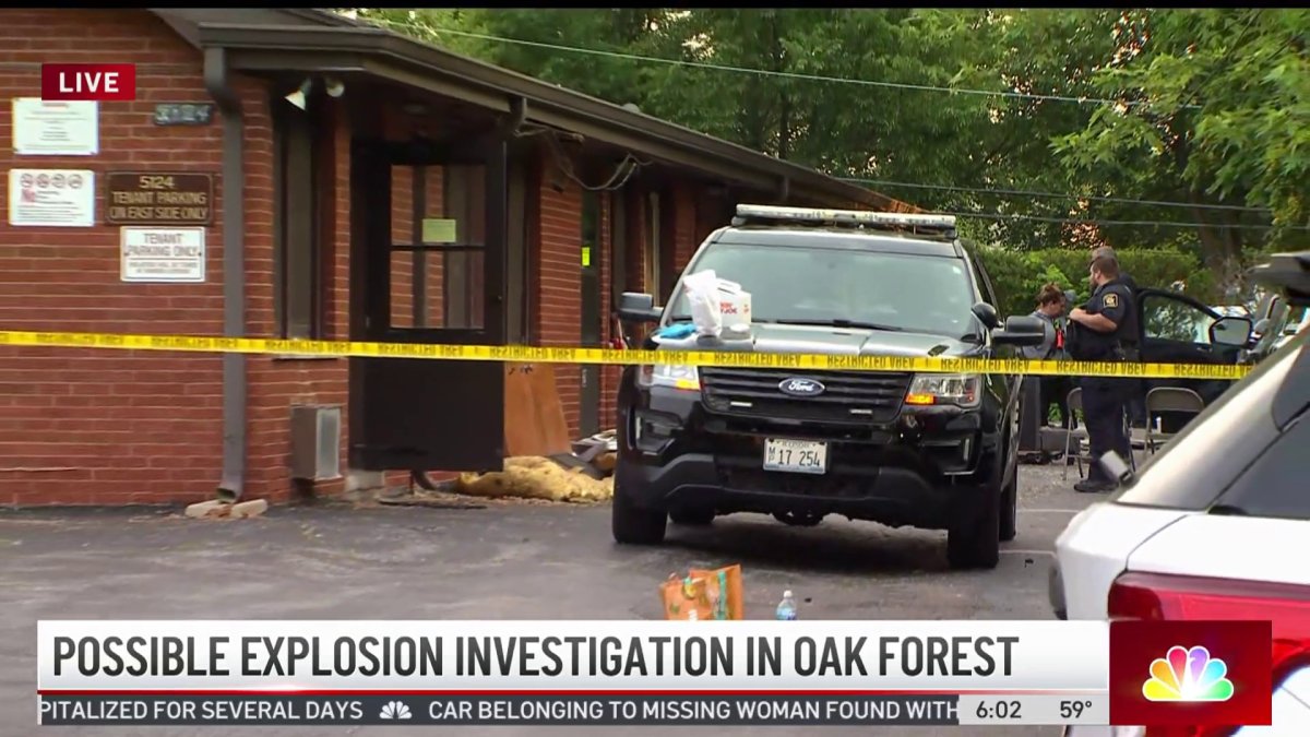 Agencies investigating explosion at Oak Forest apartment complex – NBC ...