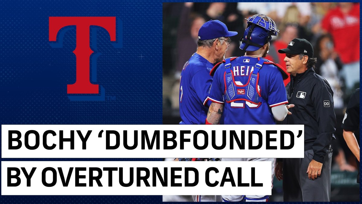 Rangers' Bruce Bochy rips umpires, MLB replay officials over 'embarrassing'  call: 'I'm dumbfounded' 
