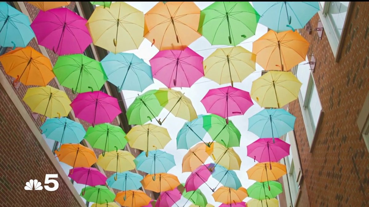 Elmhurst unveils ‘Umbrella Sky Project,’ drawing Instagrammers and art