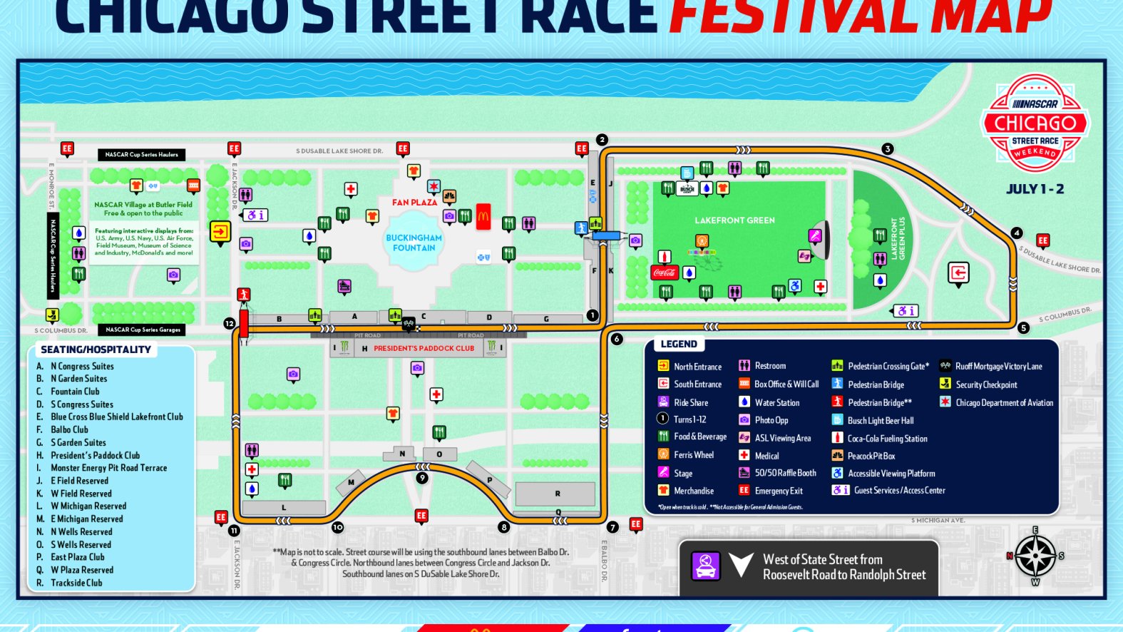 NASCAR releases 2025 Chicago street race track layout NBC Chicago