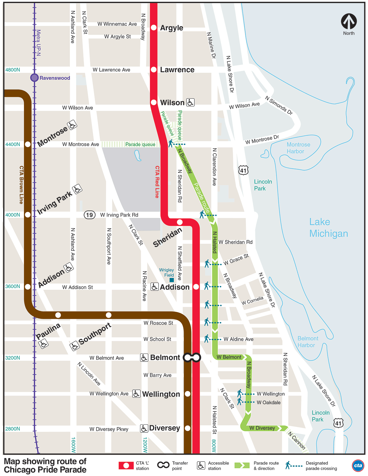 Transit, street closures and more: what to know for getting around the Chicago Pride Parade
