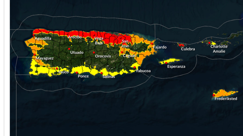 igh temperatures in Puerto Rico and surrounding islands on Wednesday felt even hotter and raised the heat index to 125 degrees.