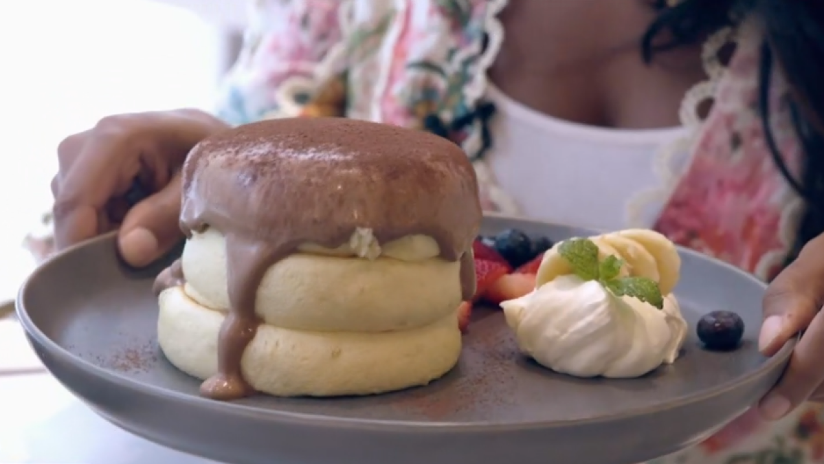 Hanabusa Cafe Offers the fluffiest souflé like pancakes NBC Chicago