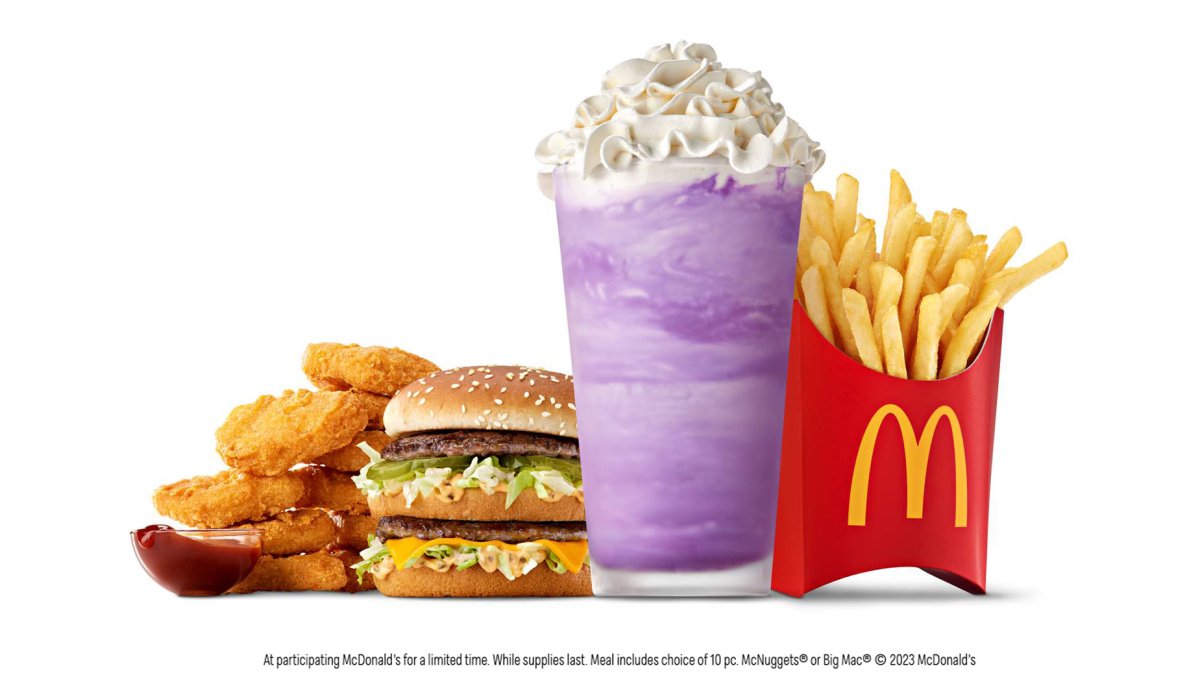 Wir haben den neuen „Grimace Birthday“-Milchshake von McDonald’s probiert.  Das haben wir gelernt – NBC Chicago