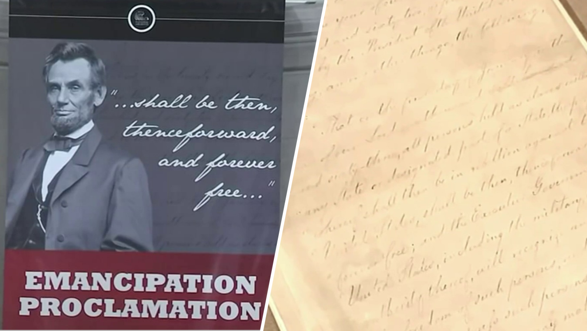 Emancipation Proclamation Will Be Displayed in DC – NBC Chicago - Vimarsana News