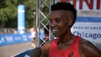 Chicago 13.1 Women's Winner Diane Nukuri Talks Heat, Competition After Finishing First