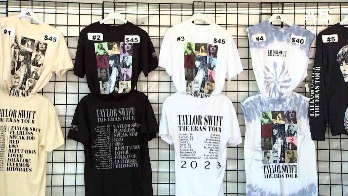 Sneak Peek at Taylor Swift’s ‘Eras Tour’ Chicago Merch — and How Much