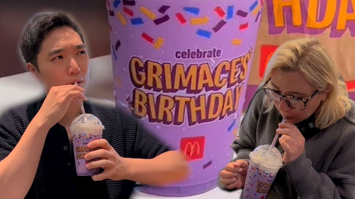 We Tried The Grimace Shake at McDonald's and…The Rumors Are True