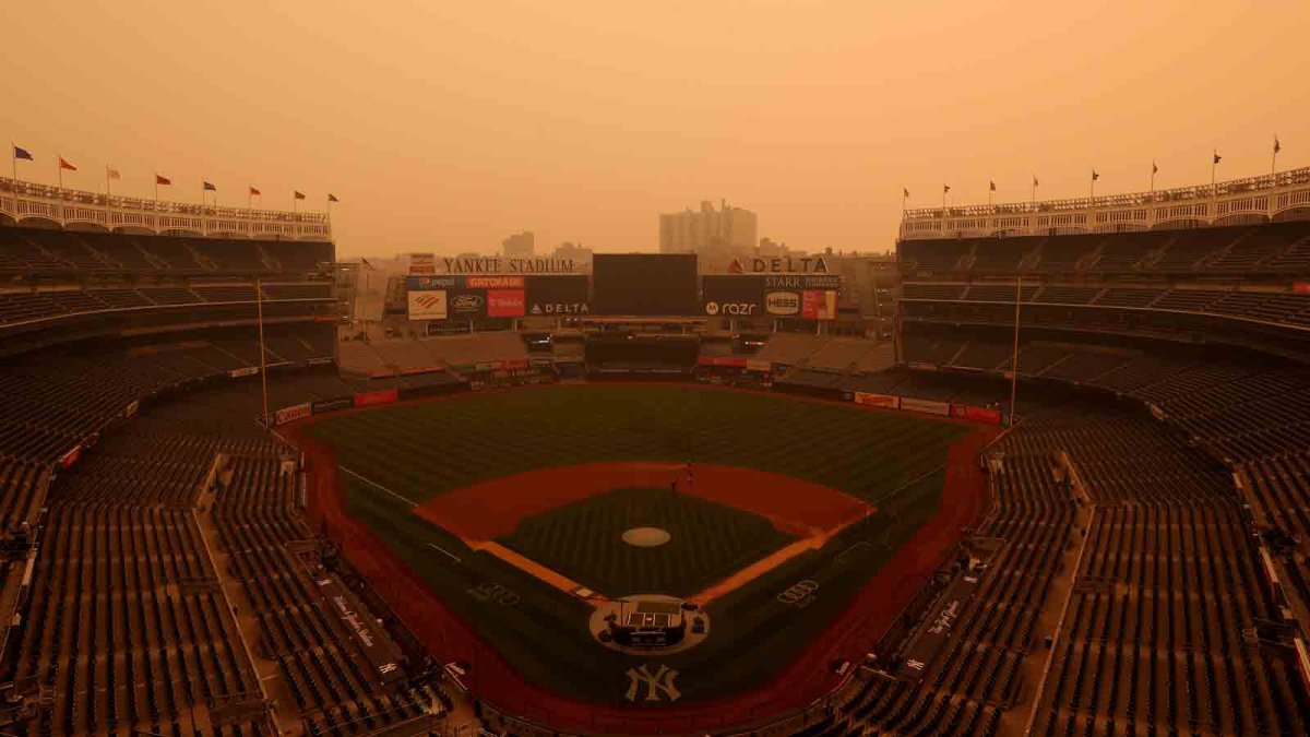 Yankees Game Postponed Due To Air Quality From Canadian Wildfires NBC yankees-game-postponed-due-to-air-quality-from-canadian-wildfires-nbc