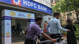 A HDFC Bank branch in Mumbai, India, on Friday, April 14, 2023.