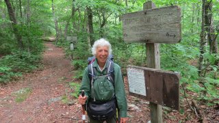 75-year-old author and hiker Joan Young is the first woman to hike the 4,800-mile North Country trail twice