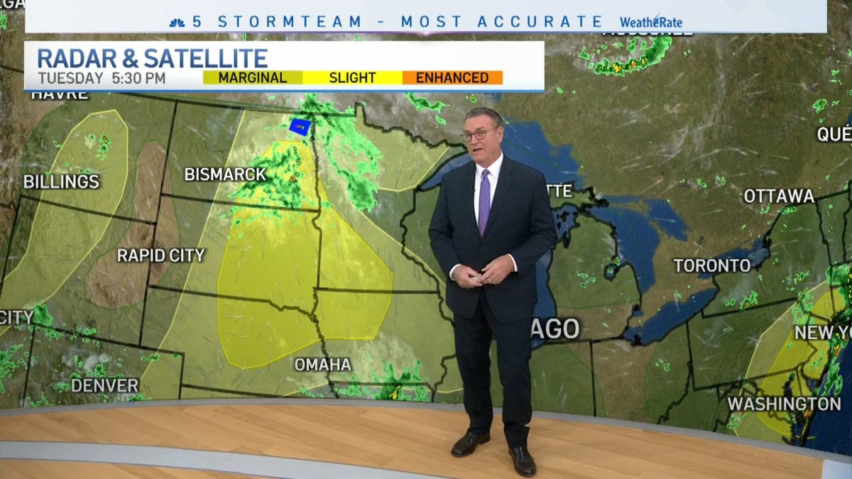 Tuesday forecast heat storms arriving soon in chicago area nbc chicago