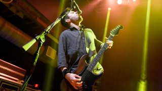 Pete Loeffler of the band Chevelle performs at Mercury Ballroom in Louisville, Kentucky. (Photo by Stephen J. Cohen/Getty Images)