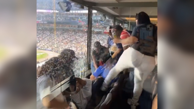 Watch: Chaotic fan brawl erupts at White Sox vs. Cubs Crosstown Classic  Game on Tuesday – NBC Chicago