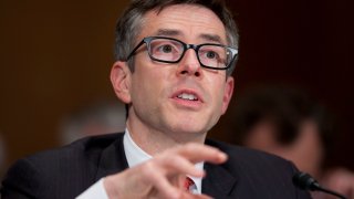 Randall Kroszner, governor of the U.S. Federal Reserve, speaks during a Senate Banking Committee hearing in Washington, D.C., on Wednesday, May 9, 2012.