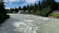 Glacial break causing major flooding in Alaska