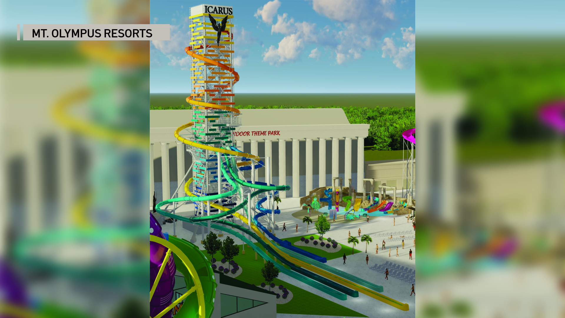 America's tallest waterslide is coming to Mt. Olympus in the