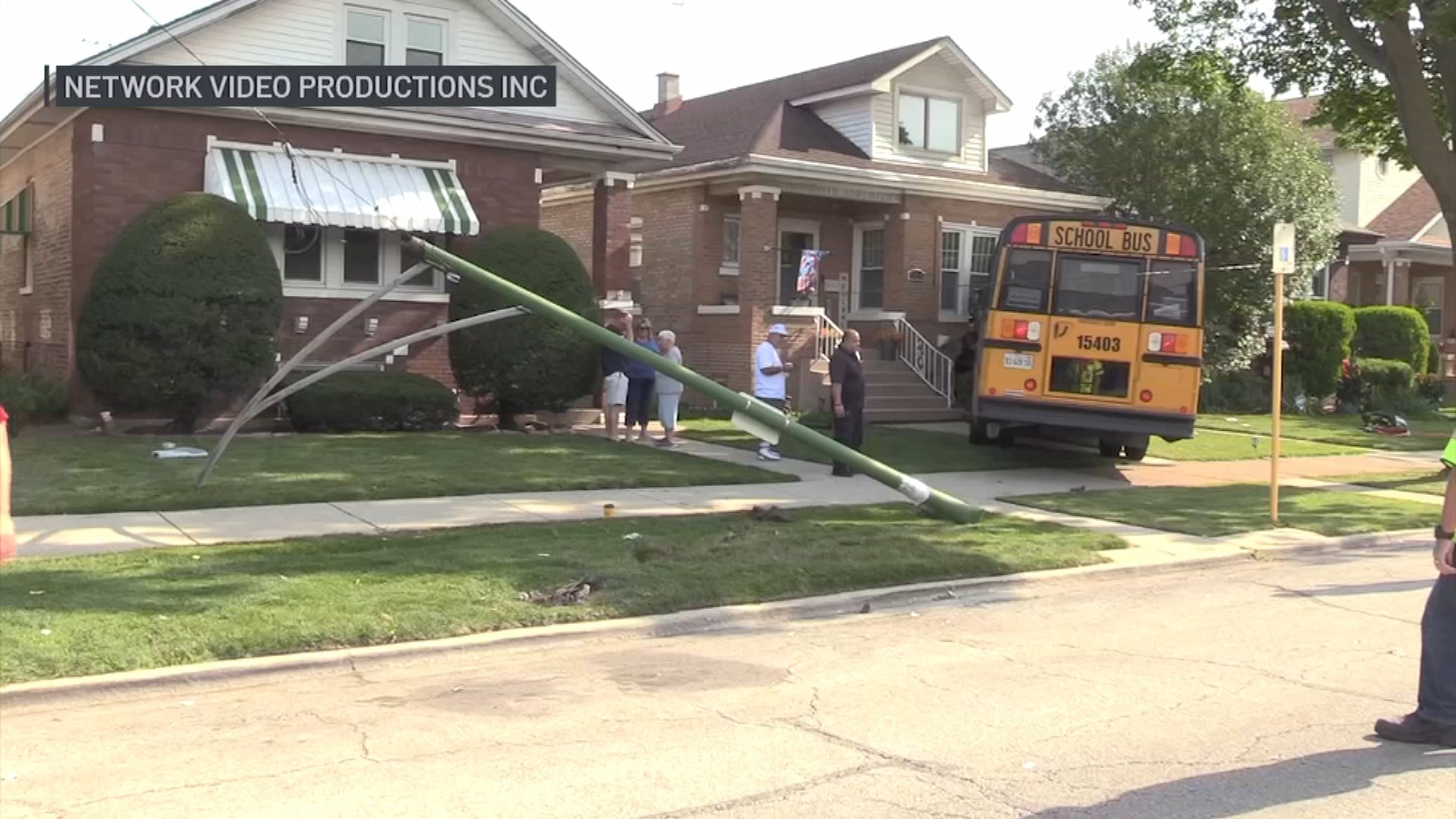 Bus Driver Hit Brick