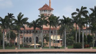 President Donald Trump's Mar-a-Lago resort is seen on April 03, 2019 in West Palm Beach, Florida.