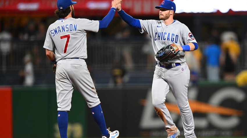Happ homers twice, Steele pitches Cubs over Cardinals 9-1 in MLB's