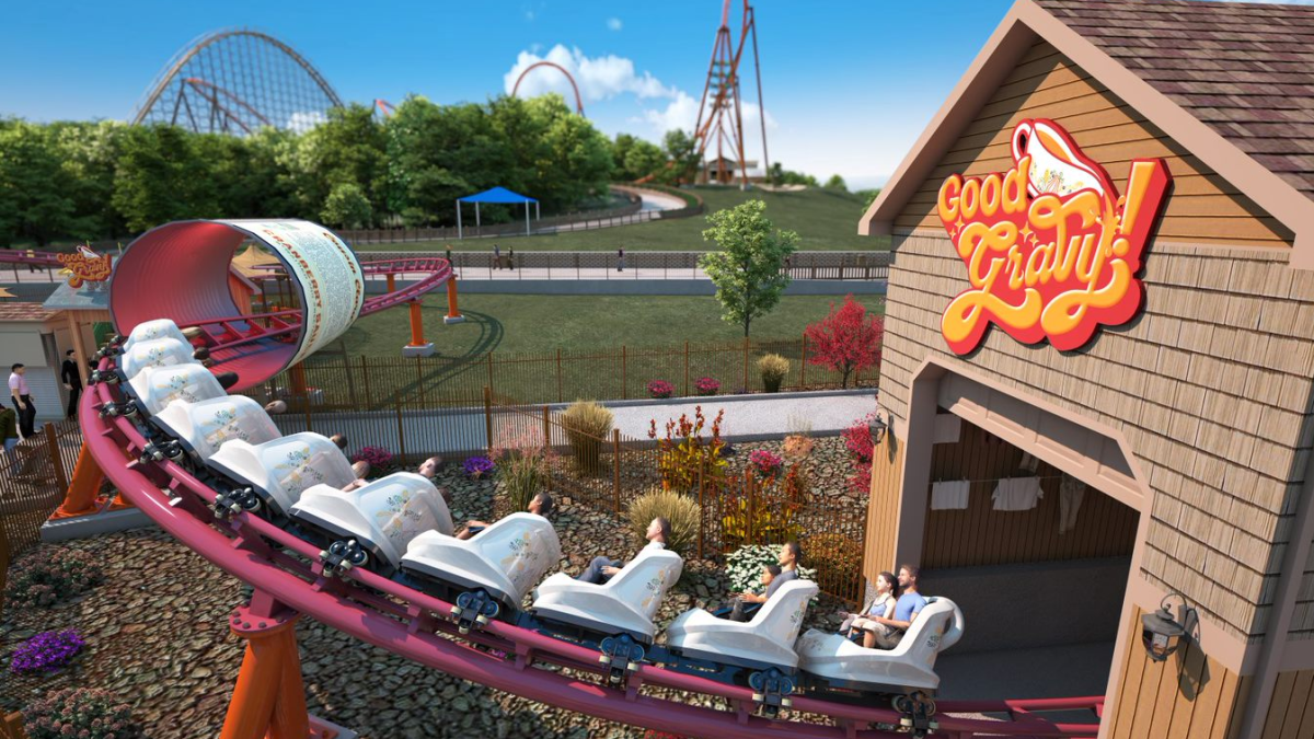 A gravy themed roller coaster is in the works at a popular Midwest amusement park