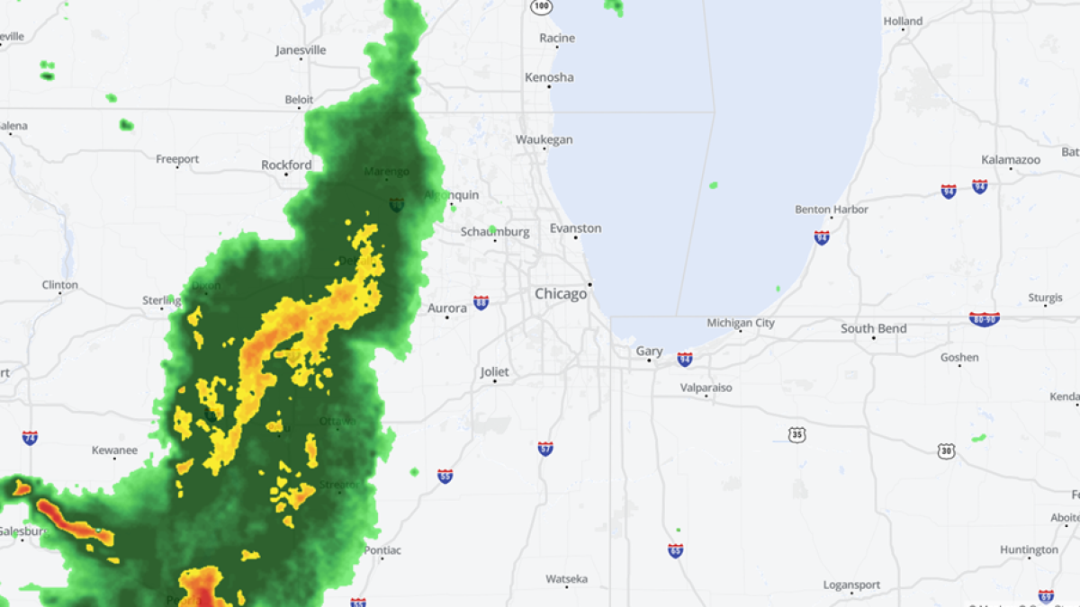 Illinois radar track rain and storms across the Chicago area Friday