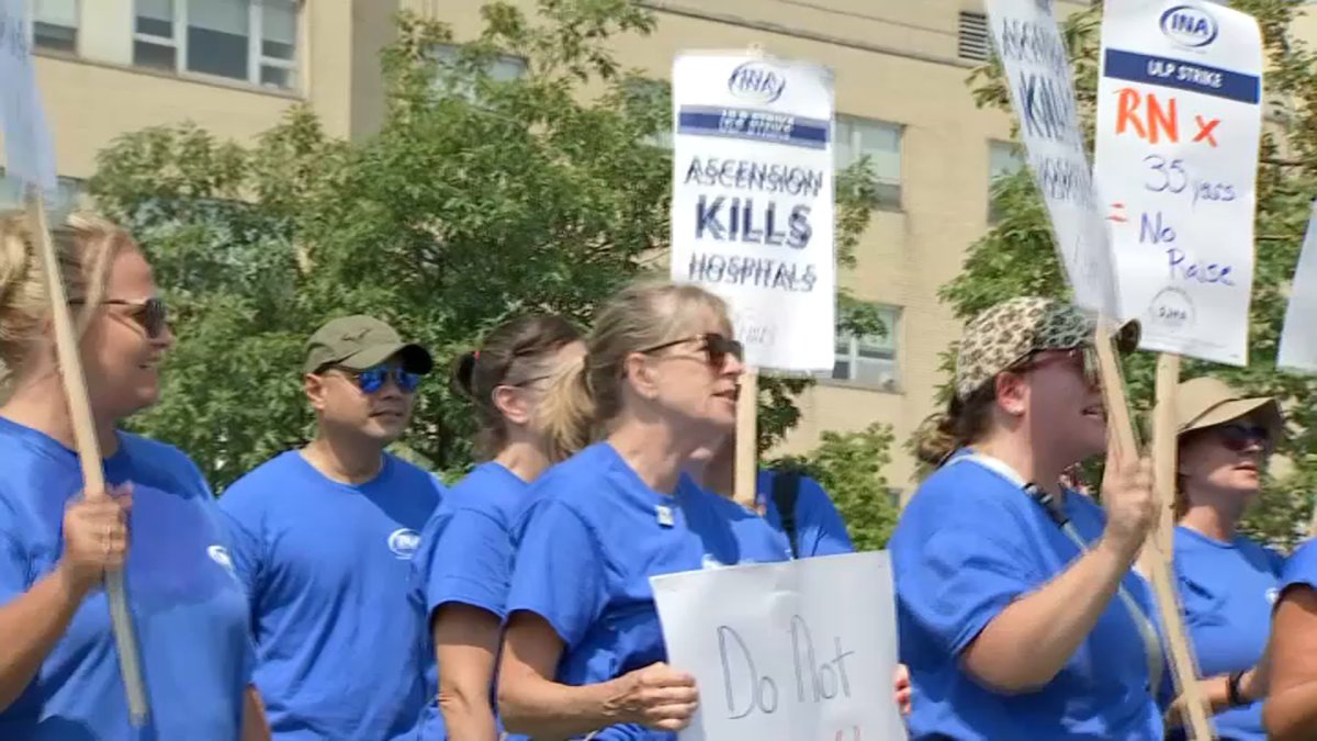 Nurses on strike over pay, staffing levels at Joliet’s only hospital