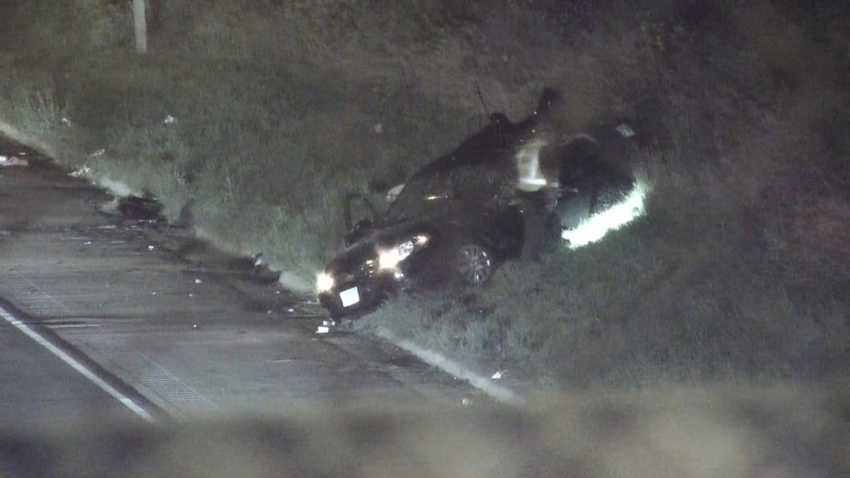 1 person dead in Eisenhower rollover crash on Chicago’s West Side NBC