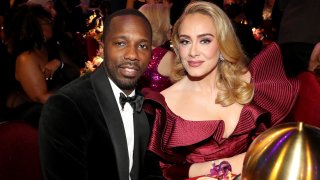 File - Rich Paul and Adele attend the Grammys at Crypto.com Arena on Feb. 5, 2023, in Los Angeles.