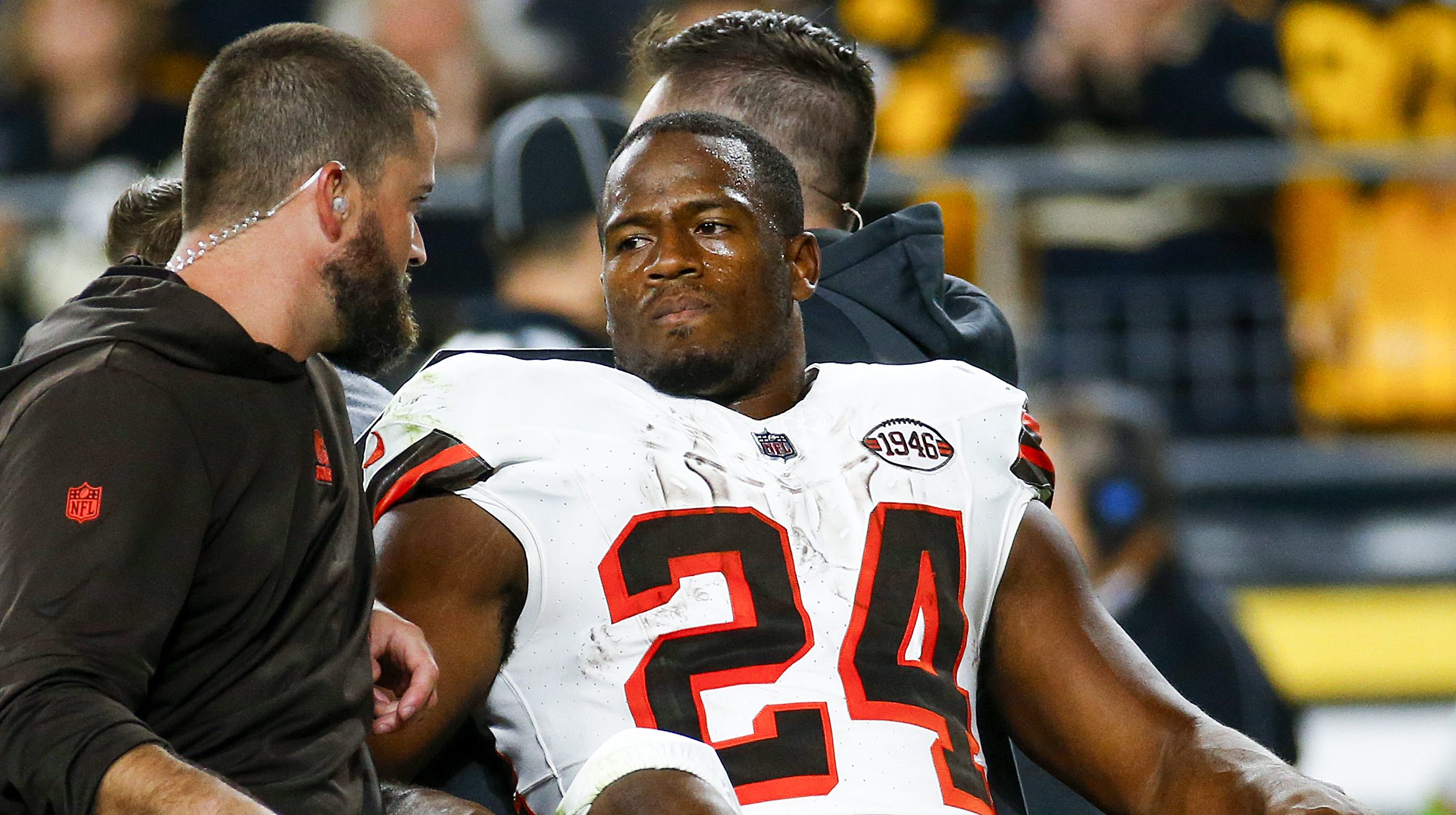 NBC Chicago experiences on the NFL group’s response to Chubb’s knee harm