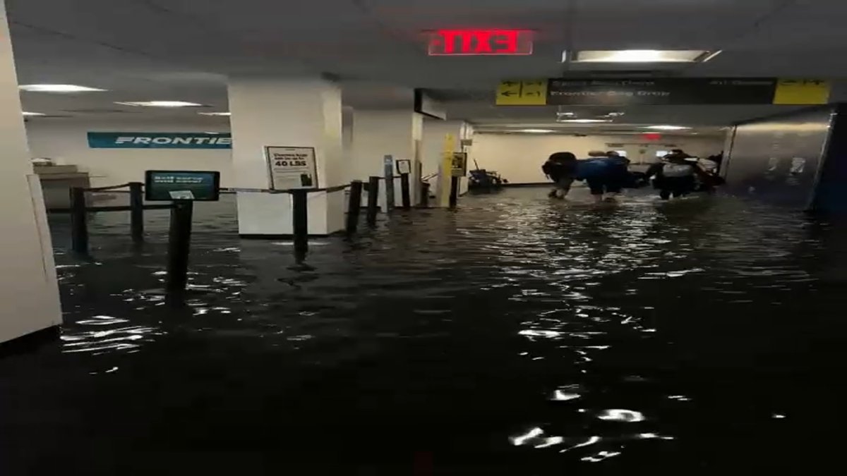 NYC flooding Terminal A at LaGuardia closed due to flooding from rain