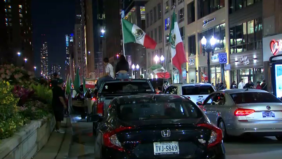 Car caravan celebrations prompt Chicago to limit downtown access for second night in a row Car caravan celebrations prompt Chicago to limit downtown access for second night in a row