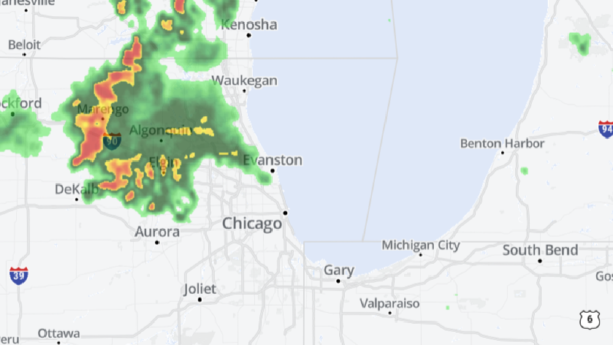 实时雷达：追踪暴风雨、降雨和洪水警报周三早上