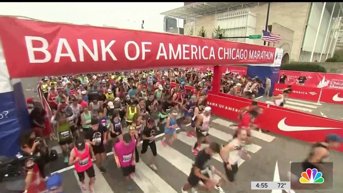 Bank of America Chicago Marathon runners gather at Abbott Health