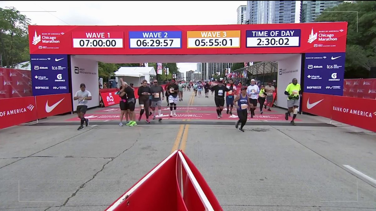 Chicago Marathon Finish Line 200 p.m. 300 p.m. NBC Chicago