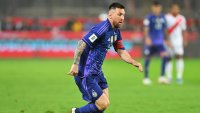 Lionel Messi scores first-half brace in Argentina-Peru