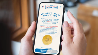 Domino’s announced that it’s giving away $1 million worth of free pizzas to anyone with student loan payments named Domino’s Emergency Pizzas for Student Loans.