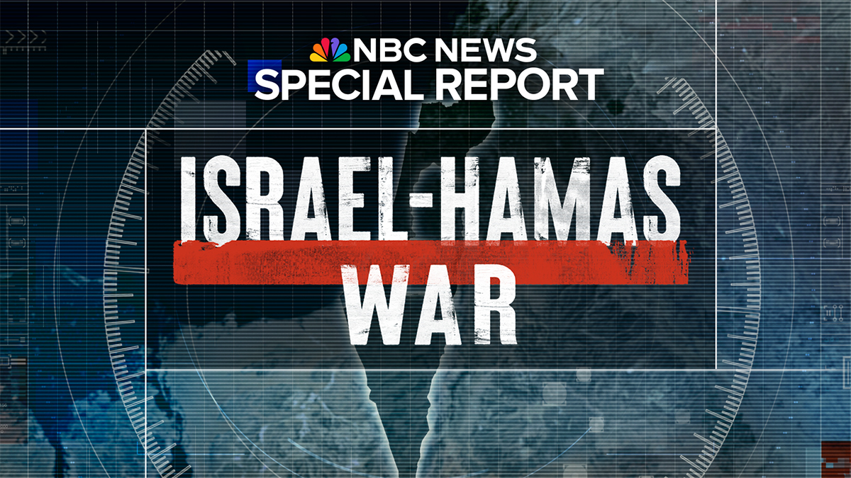 How to watch NBC News’ Special Report on the Israel-Hamas war Sunday