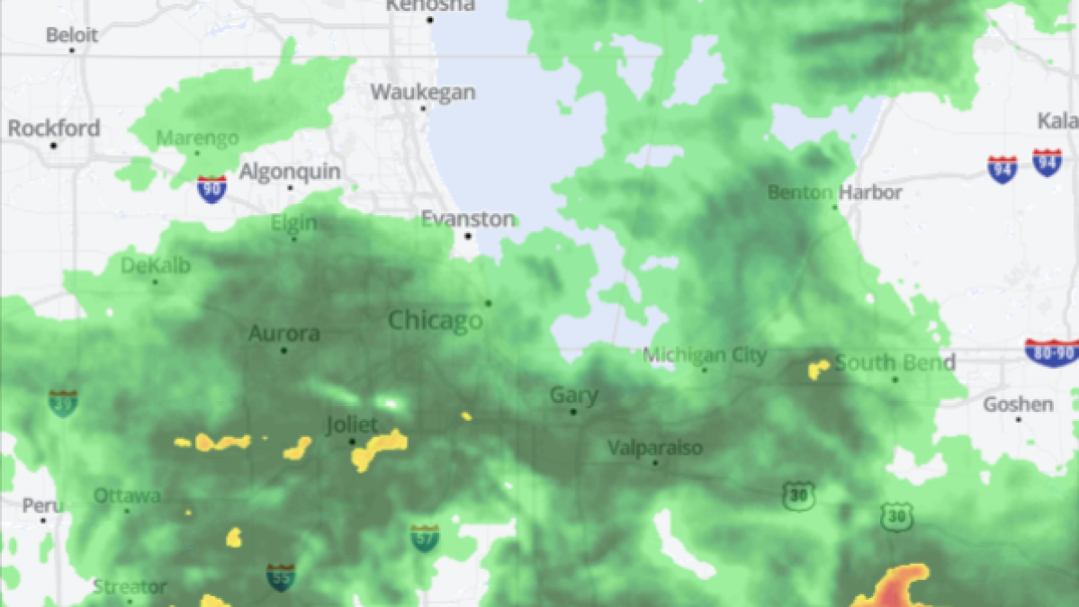 伊利诺伊州的实时雷达：追踪芝加哥降雨情况