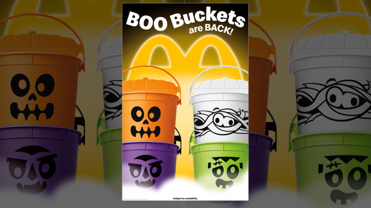 McDonald's Boo Buckets Are Returning