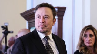 Elon Musk arrives for a bipartisan Artificial Intelligence (AI) Insight Forum for all U.S. senators hosted by Senate Majority Leader Chuck Schumer (D-NY) at the U.S. Capitol in Washington, U.S., September 13, 2023. 