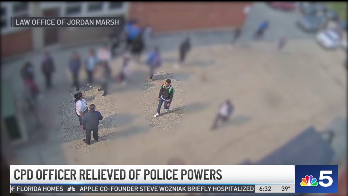 Chicago police officer ‘relieved of powers’ after video surfaces of him ...
