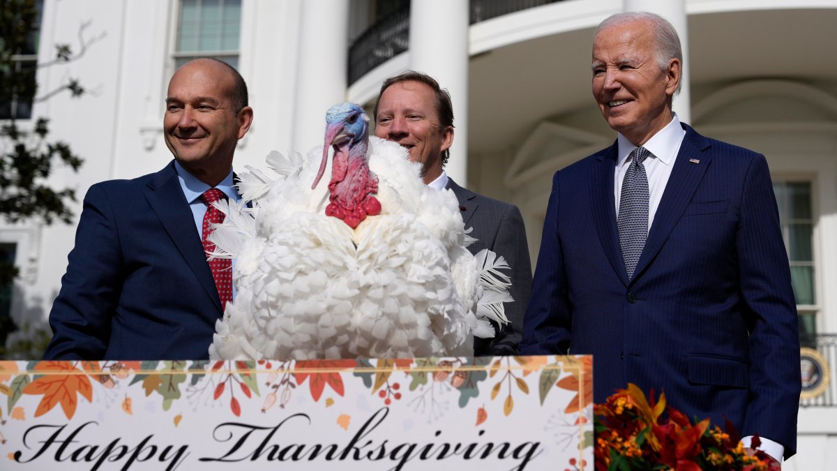 Biden spends 81st birthday pardoning Thanksgiving turkeys – NBC Chicago - Vimarsana News