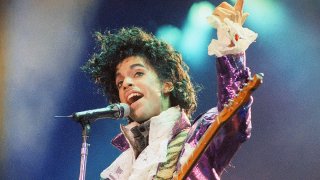 FILE - Prince performs at the Forum, Feb. 18, 1985, in Inglewood, Calif.