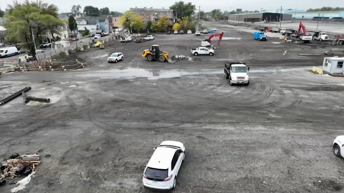 Construction to turn vacant lot in Brighton Park into migrant camp begins Monday Construction to turn vacant lot in Brighton Park into migrant camp begins Monday