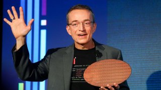 Patrick Gelsinger, chief executive officer of Intel Corp., speaks during the Intel Innovation Taipei technology forum in Taipei, Taiwan, on Tuesday, Nov. 7, 2023.