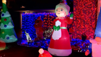 Caught on camera: Vandals damage holiday lights display honoring late mother in Tinley Park
