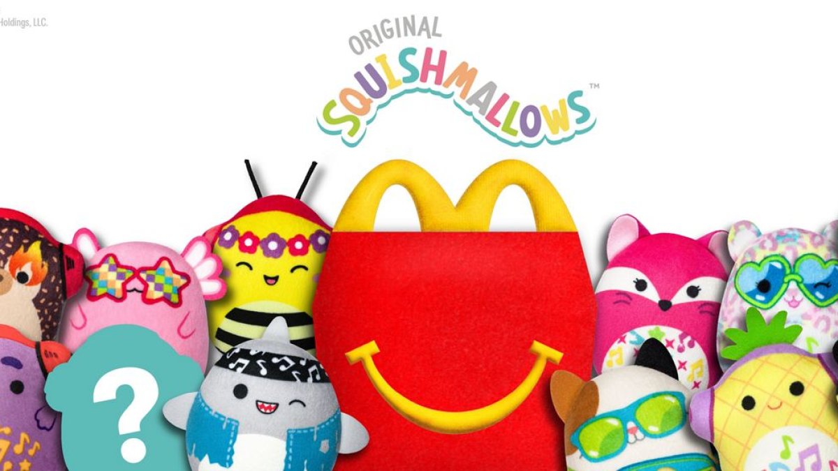 麦当劳终于公布了Squishmallows何时会加入快乐餐。以下是我们所知道的一切。