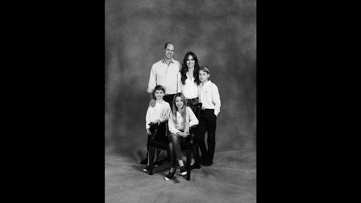 Prince William and Kate Middleton release new family photo for their