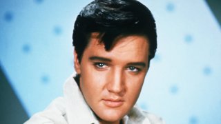 Elvis Presley, American rock ‘n’ roll legend.